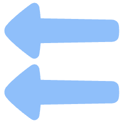 Double Triangle Arrow Left Icon from Plump Flat Set