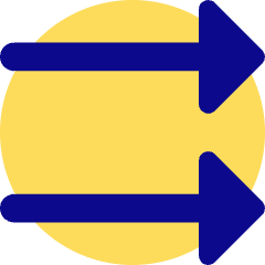 Double Triangle Arrow Right Icon from Core Pop Set