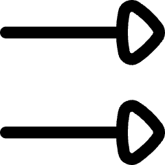 Double Triangle Arrow Right Icon from Flex Line Set