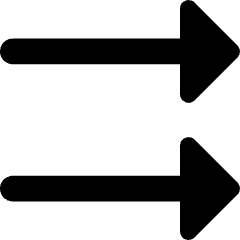 Double Triangle Arrow Right Icon from Core Remix Set