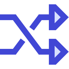 Shuffle Icon from Sharp Duo Set
