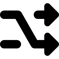 Shuffle Icon from Core Solid Set