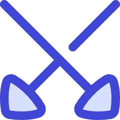 Triangle Arrow Crossover Down Icon from Flex Duo Set