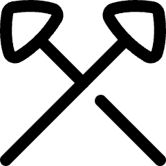 Triangle Arrow Crossover Up Icon from Flex Line Set
