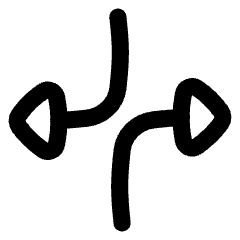 Triangle Arrow Dodge 1 Icon from Flex Line Set