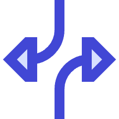 Triangle Arrow Dodge 1 Icon from Sharp Duo Set