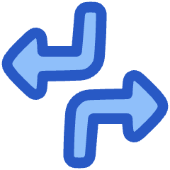 Triangle Arrow Dodge 1 Icon from Plump Duo Set