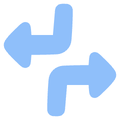 Triangle Arrow Dodge 1 Icon from Plump Flat Set