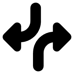 Triangle Arrow Dodge 1 Icon from Core Solid Set