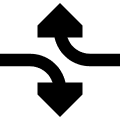 Triangle Arrow Dodge 2 Icon from Sharp Remix Set