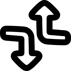 Triangle Arrow Dodge 2 Icon from Plump Remix Set