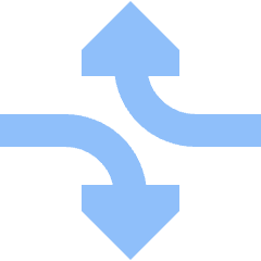 Triangle Arrow Dodge 2 Icon from Sharp Flat Set