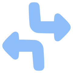 Triangle Arrow Dodge 3 Icon from Plump Flat Set