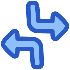 Triangle Arrow Dodge 3 Icon from Plump Duo Set