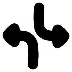 Triangle Arrow Dodge 3 Icon from Flex Solid Set