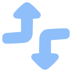 Triangle Arrow Dodge 4 Icon from Plump Flat Set