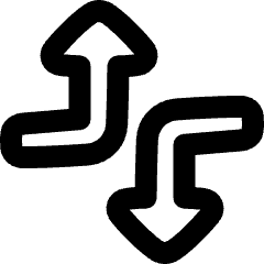 Triangle Arrow Dodge 4 Icon from Plump Remix Set