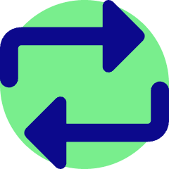 Triangle Arrow Reload Horizontal 1 Icon from Core Pop Set