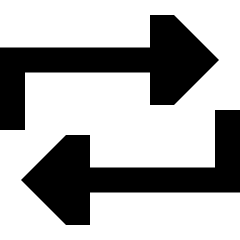Triangle Arrow Reload Horizontal 1 Icon from Sharp Remix Set