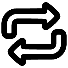 Triangle Arrow Reload Horizontal 1 Icon from Plump Remix Set
