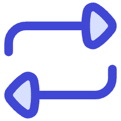 Triangle Arrow Reload Horizontal 1 Icon from Flex Duo Set
