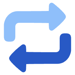 Triangle Arrow Reload Horizontal 1 Icon from Plump Flat Set