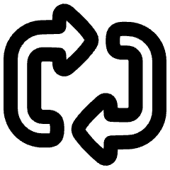 Triangle Arrow Reload Horizontal 2 Icon from Plump Remix Set