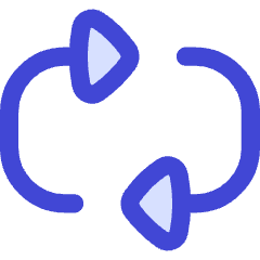 Triangle Arrow Reload Horizontal 2 Icon from Flex Duo Set