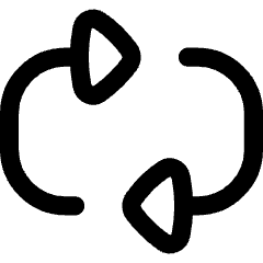 Triangle Arrow Reload Horizontal 2 Icon from Flex Line Set