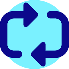 Triangle Arrow Reload Horizontal 2 Icon from Core Pop Set