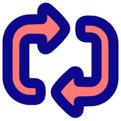 Triangle Arrow Reload Horizontal 2 Icon from Plump Pop Set