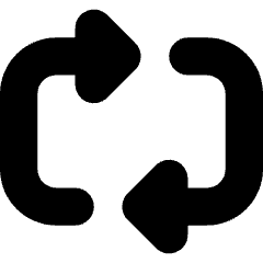 Triangle Arrow Reload Horizontal 2 Icon from Core Solid Set