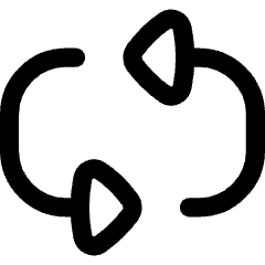 Triangle Arrow Reload Horizontal 3 Icon from Flex Line Set