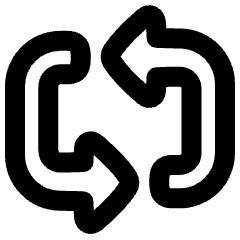 Triangle Arrow Reload Horizontal 3 Icon from Plump Remix Set