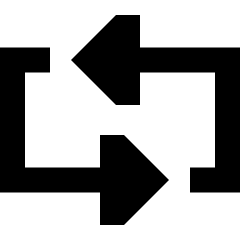 Triangle Arrow Reload Horizontal 3 Icon from Sharp Remix Set
