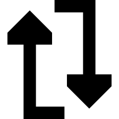 Triangle Arrow Reload Vertical 1 Icon from Sharp Remix Set