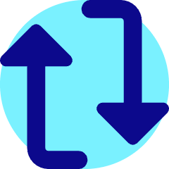 Triangle Arrow Reload Vertical 1 Icon from Core Pop Set