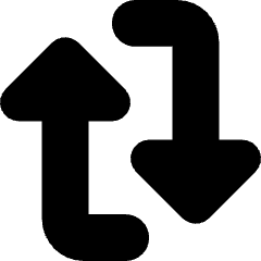 Triangle Arrow Reload Vertical 1 Icon from Core Solid Set