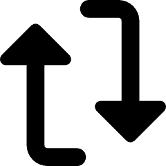 Triangle Arrow Reload Vertical 1 Icon from Core Remix Set