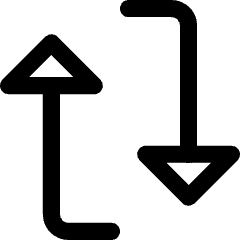 Triangle Arrow Reload Vertical 1 Icon from Core Line Set