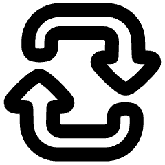 Triangle Arrow Reload Vertical 2 Icon from Plump Remix Set