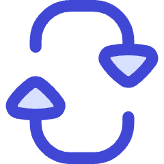 Triangle Arrow Reload Vertical 2 Icon from Flex Duo Set