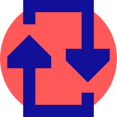 Triangle Arrow Reload Vertical 2 Icon from Sharp Pop Set