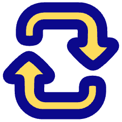 Triangle Arrow Reload Vertical 2 Icon from Plump Pop Set