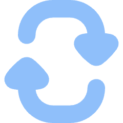 Triangle Arrow Reload Vertical 2 Icon from Flex Flat Set