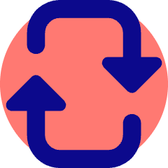 Triangle Arrow Reload Vertical 2 Icon from Core Pop Set