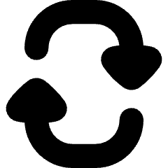 Triangle Arrow Reload Vertical 2 Icon from Flex Solid Set