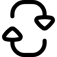 Triangle Arrow Reload Vertical 2 Icon from Flex Line Set