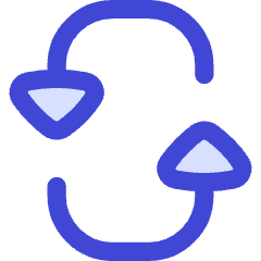 Triangle Arrow Reload Vertical 3 Icon from Flex Duo Set
