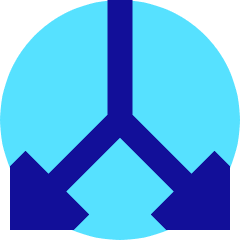 Triangle Arrow Split Vertical Down 2 Icon from Sharp Pop Set
